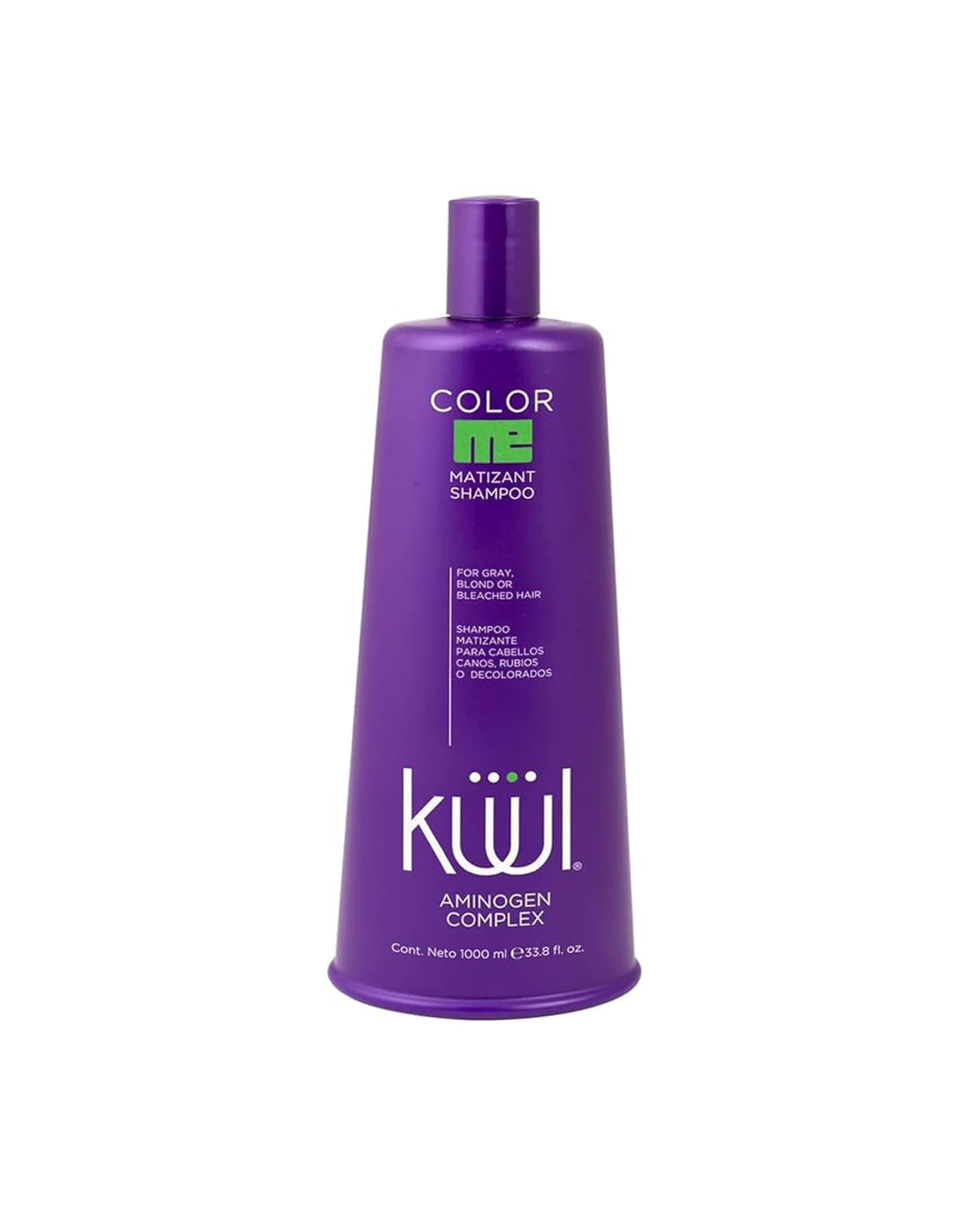 Kuül Color Me Matizant Purple Toning Shampoo - Salon Liter Size (33.8 oz)